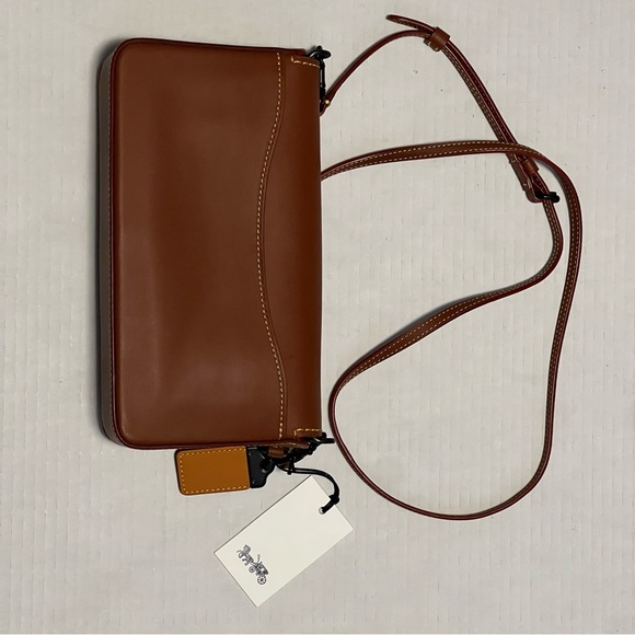 Coach Saddle Leather Turnlock Crossbody Dinky 1941 NWT - Picture 2 of 8